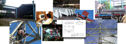 aktifitas Pt Galaxy Persada Dalam Merancang kontruksi baja
