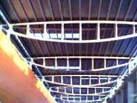 rangka atap mall, pasar baru square balik papan